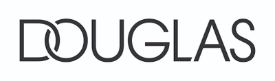 Douglas logo in black on a white background